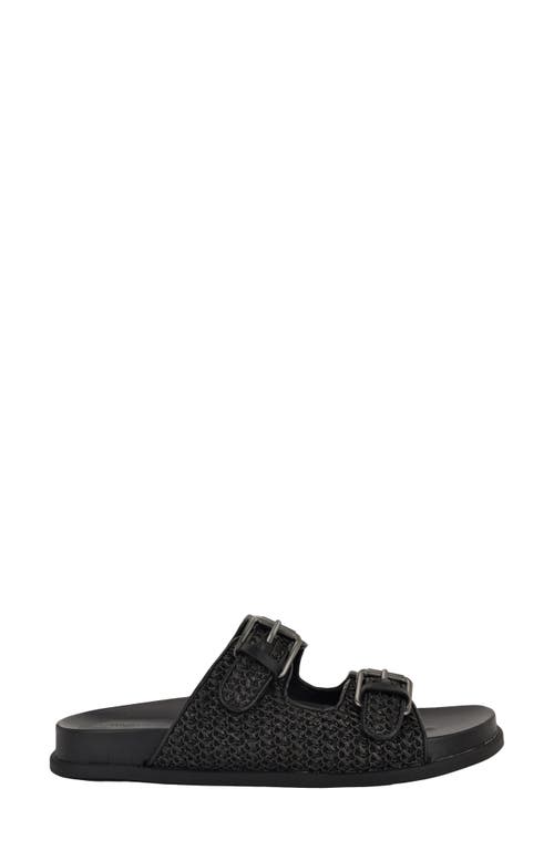 Calvin Klein Vibe Two-strap Sandal In Black