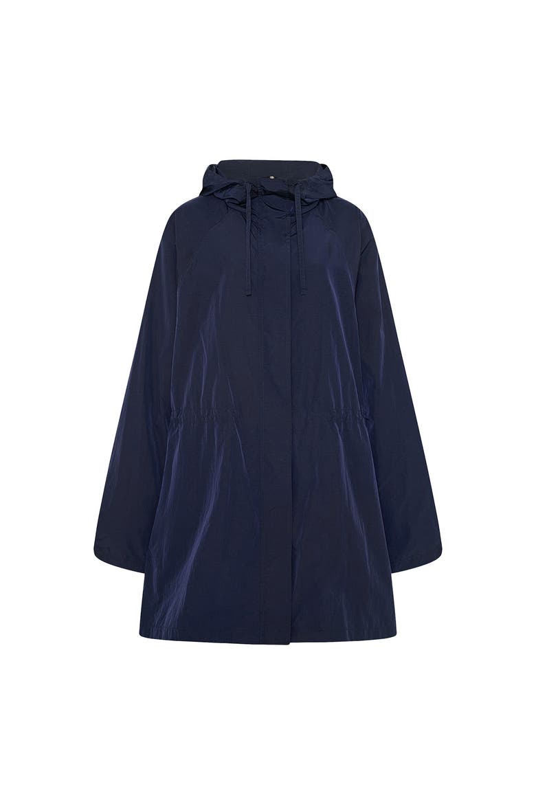 Recycled Nylon Anorak, Alternate, color, Navy