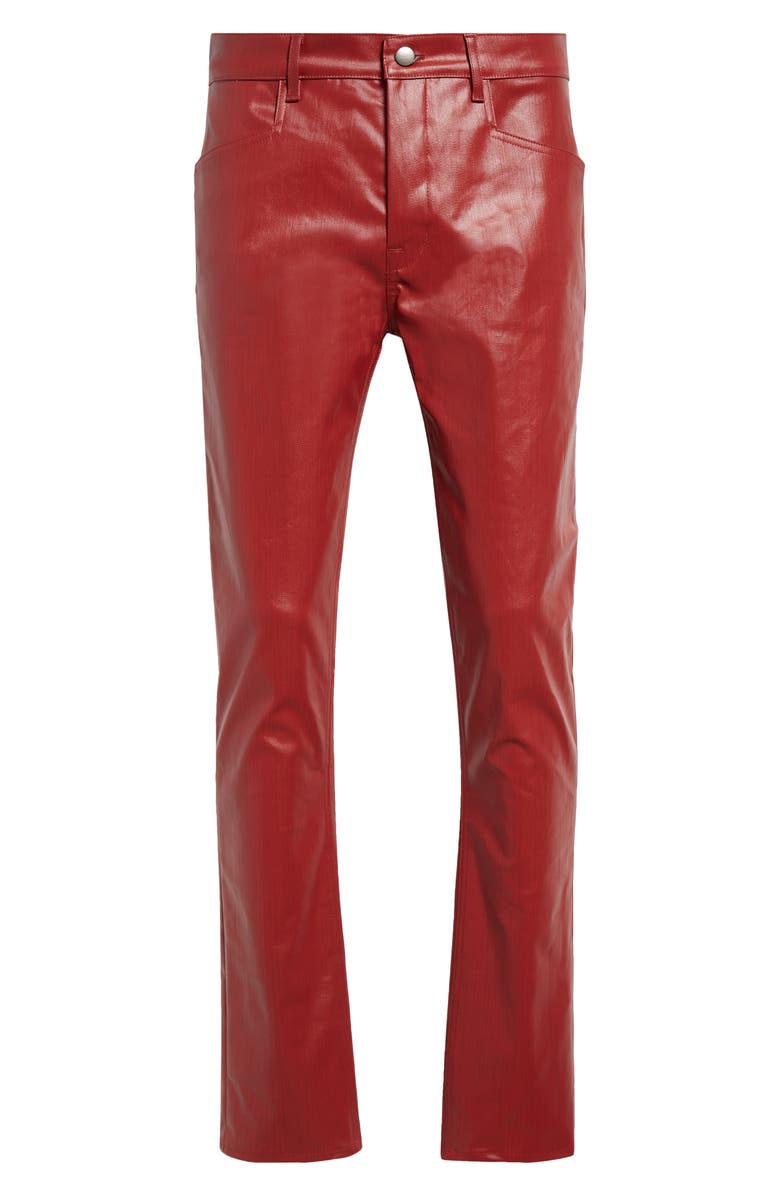 Rick Owens Tyrone Coated Skinny Jeans, Alternate, color,