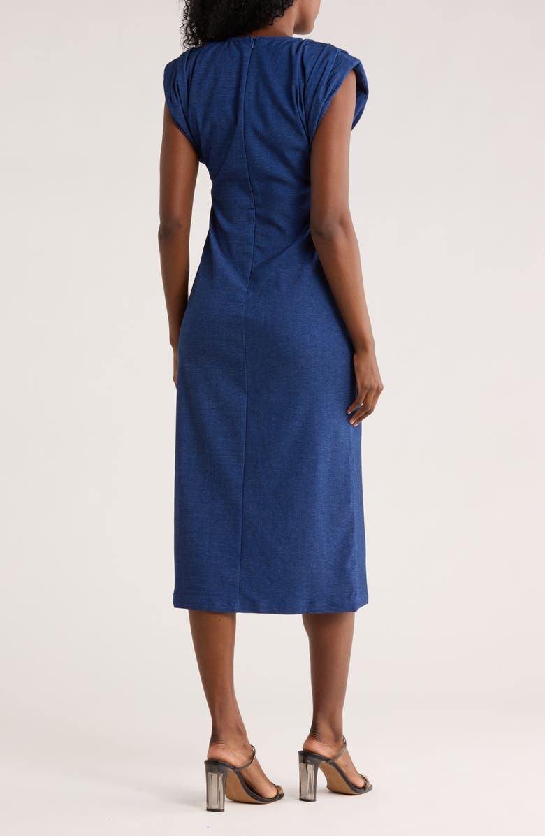 AREA STARS Kyla Cap Sleeve Jersey Dress, Alternate, color, Blue