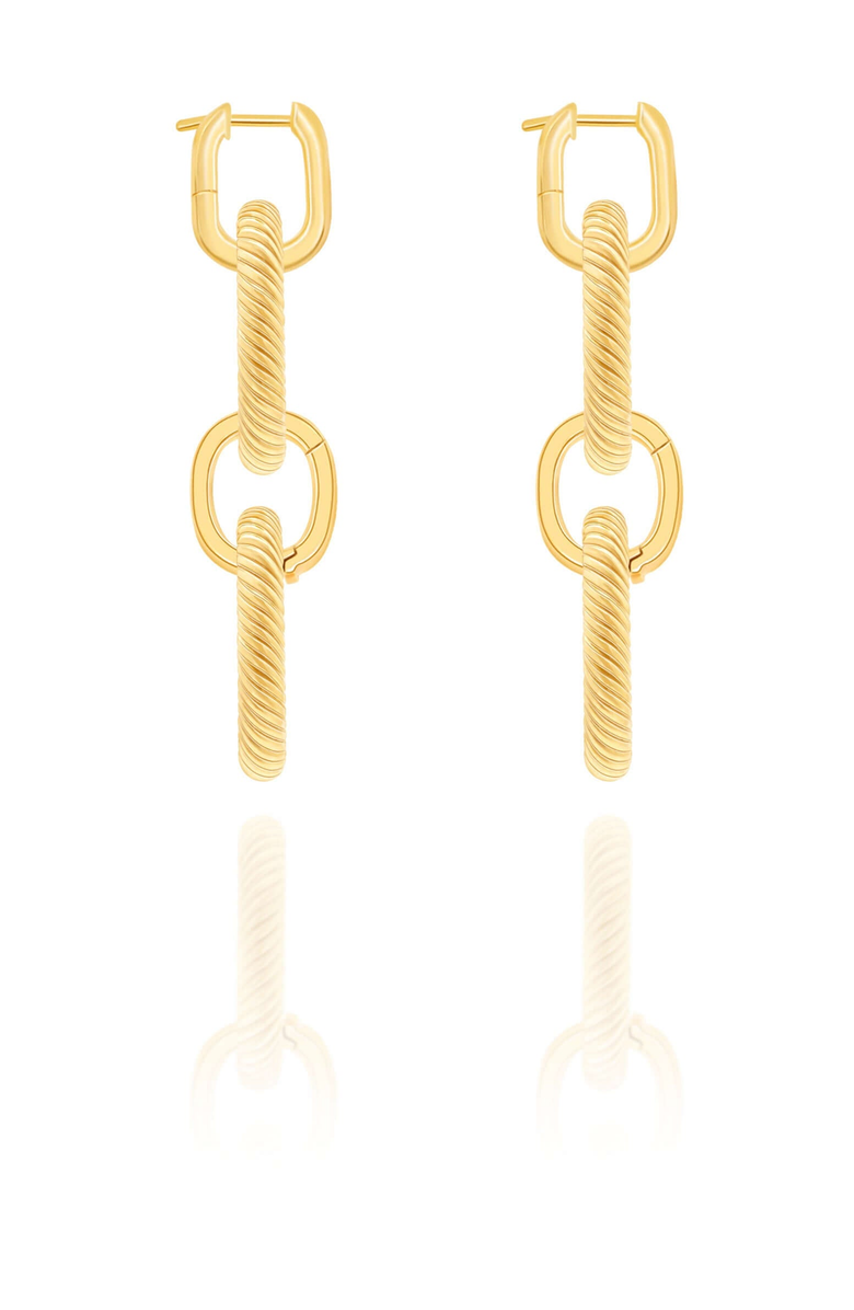 Samantha Siu - New York Glistening Desert Earrings, Alternate, color, Gold