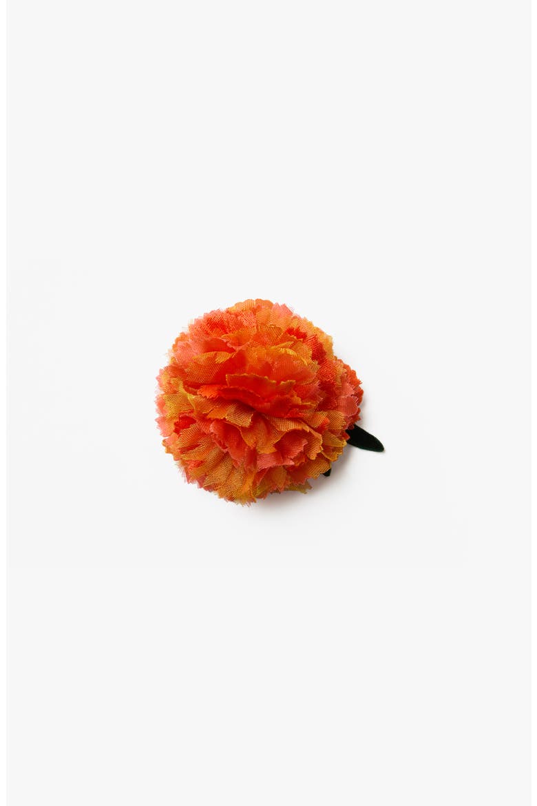 The Mini Marigold Floral Brooch, Main, color, Orange