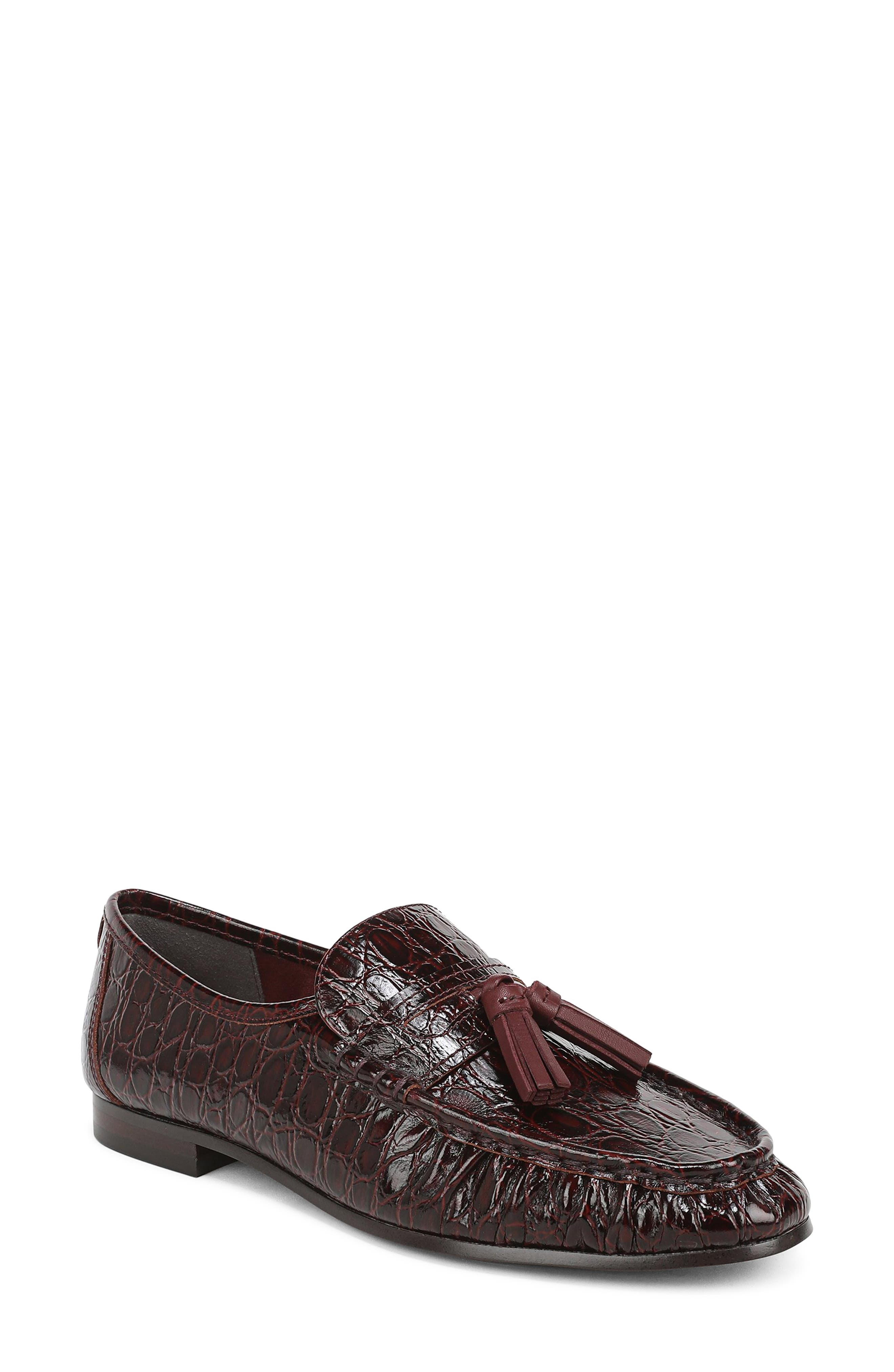 Lana Tassel Loafer, Main, color, MERLOT