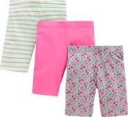 Mini Boden Kids' Assorted 3-Pack Stretch Cotton Cycling Shorts