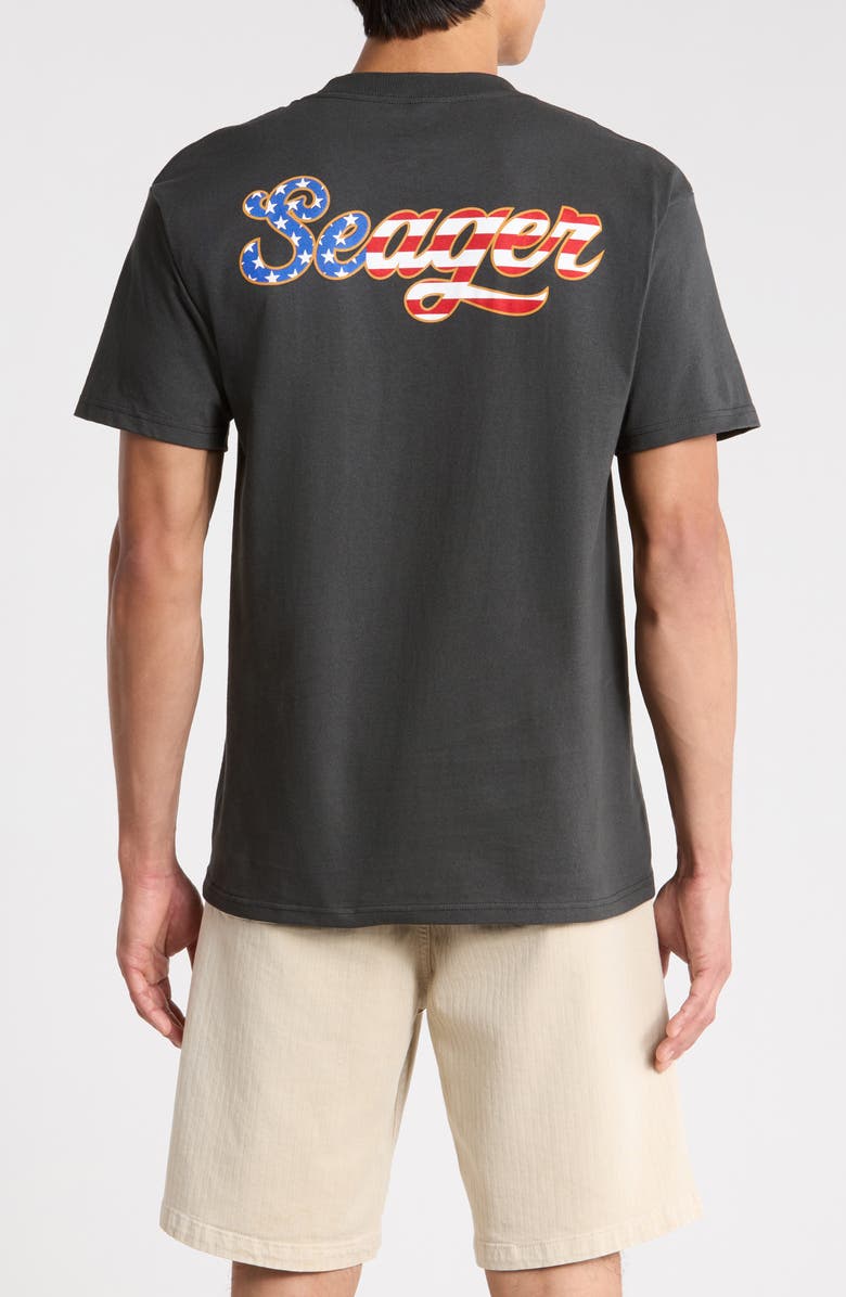 Seager Co USA Russ Cotton Graphic T-Shirt, Alternate, color, Vintage Black