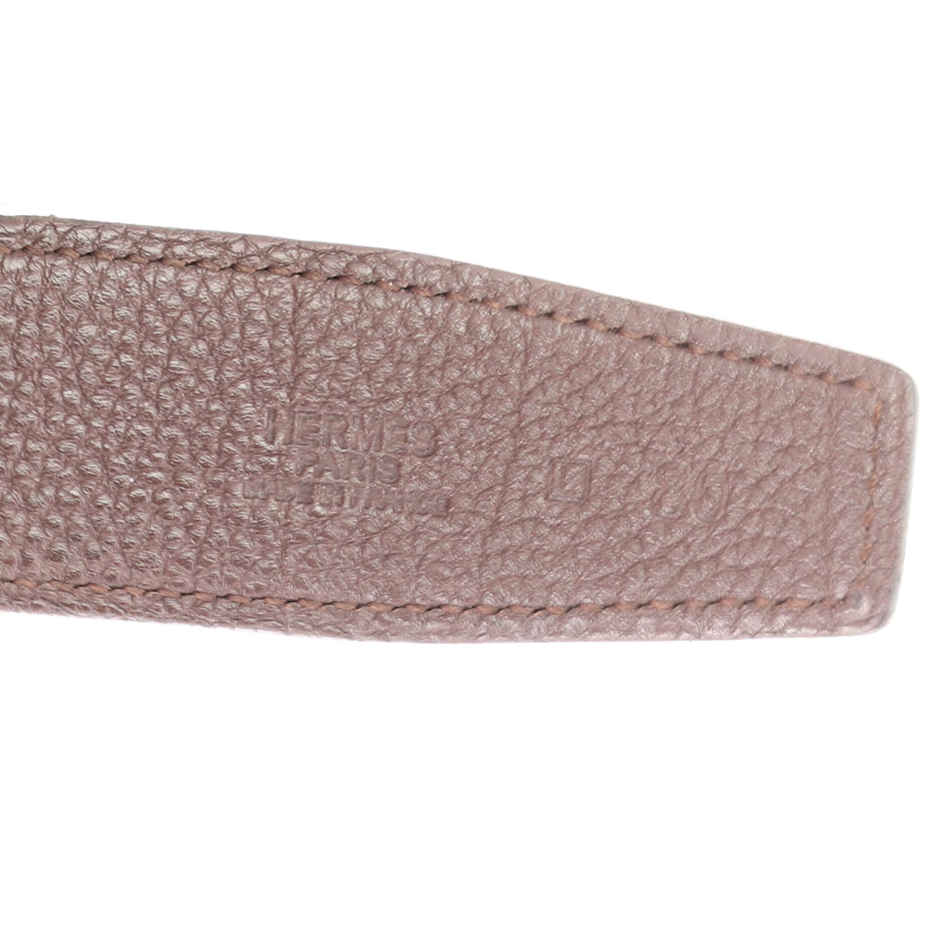 Constance Martelee H Reversible Belt Leather with Hammered Hardware Medium, Alternate, color, Black