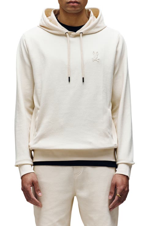 Kai Twill Texture Cotton Blend Hoodie