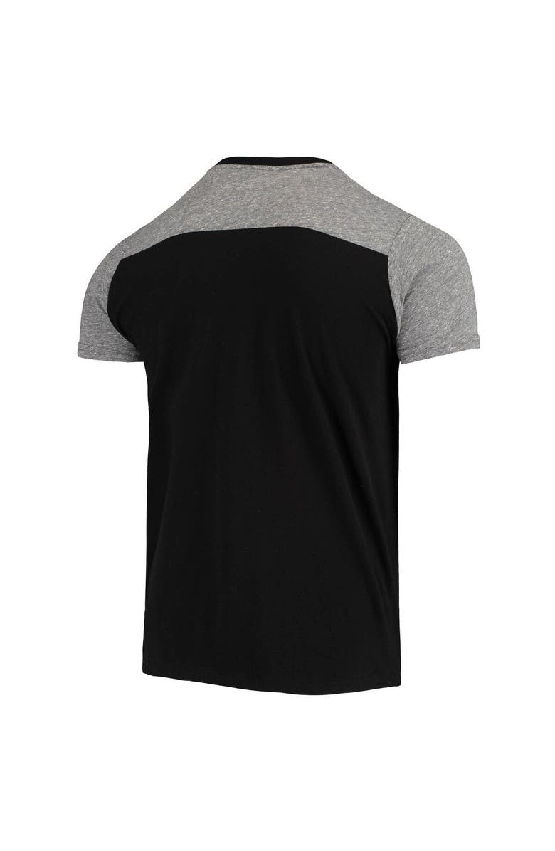 Majestic Threads Men's Majestic Threads Black/Gray Las Vegas Raiders Field Goal Slub T-Shirt, Alternate, color, Black