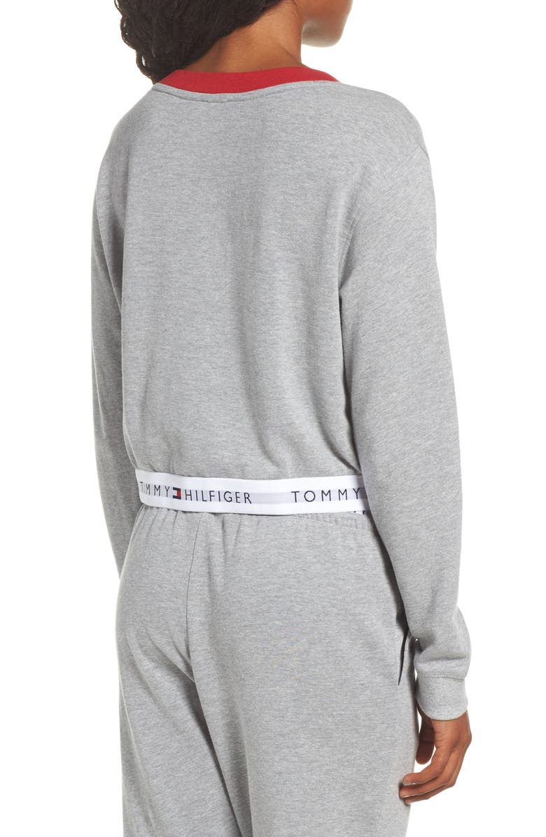 Tommy Hilfiger TH Retro Crop Top, Alternate, color, 