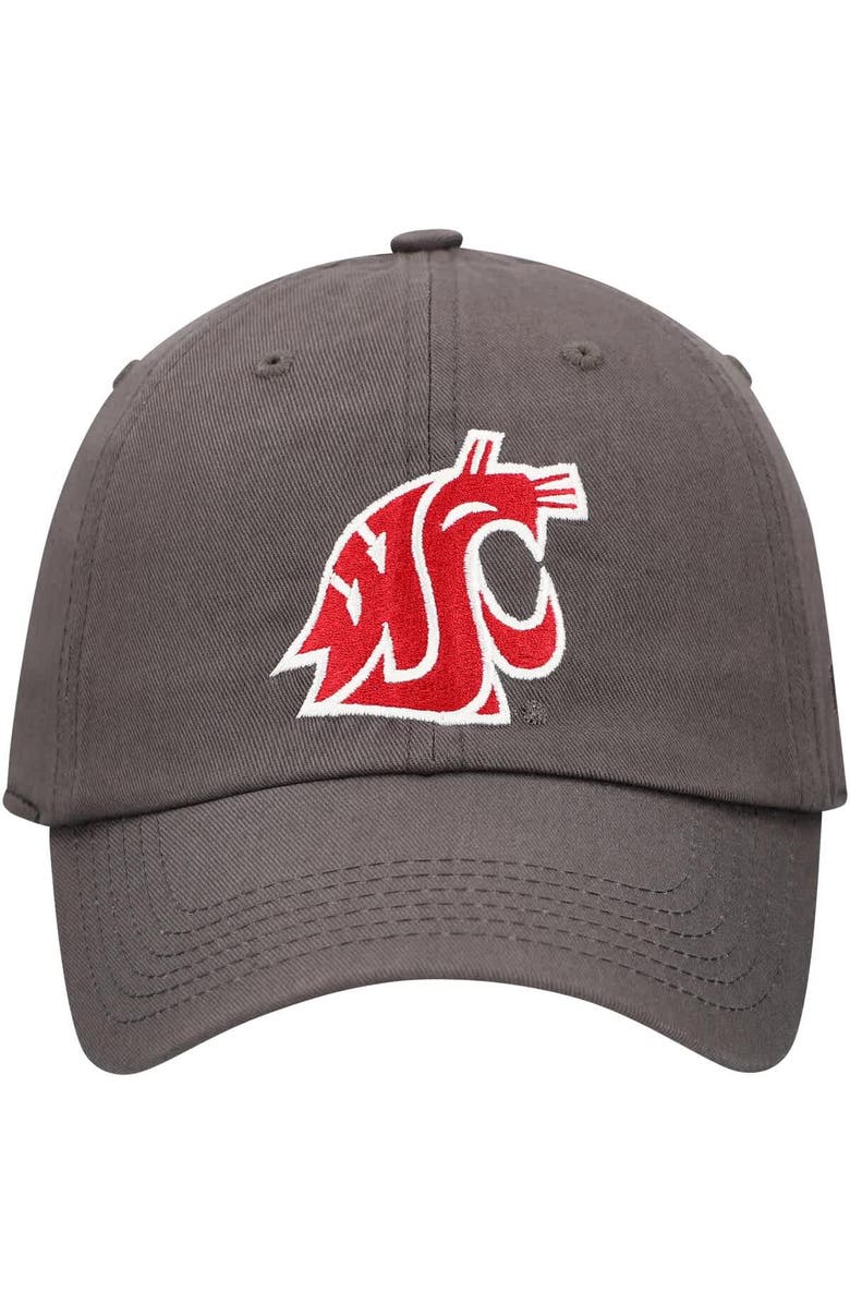 TOP OF THE WORLD Men's Top of the World Heather Charcoal Washington State Cougars Champ Adjustable Hat, Alternate, color,