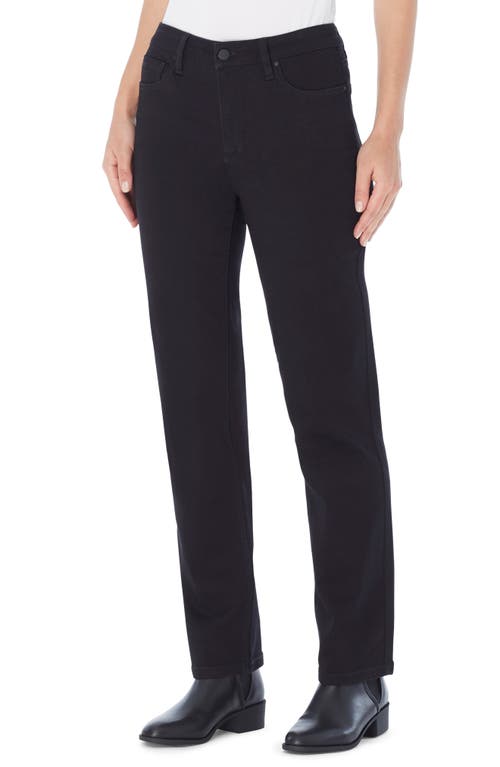 Jones New York Lexington Straight Leg Jeans in Onyx Wash at Nordstrom, Size 14