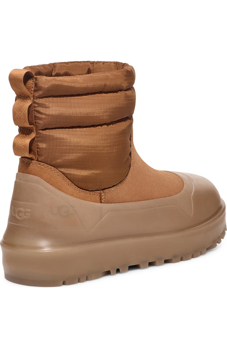 UGG<sup>®</sup> Classic Minimod Waterproof Wool Boot, Alternate, color, Chestnut