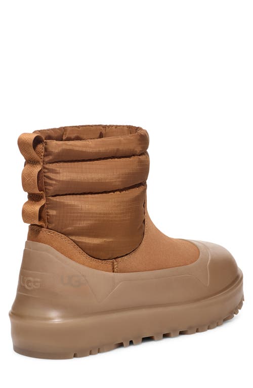 Ugg ® Classic Minimod Waterproof Wool Boot In Chestnut
