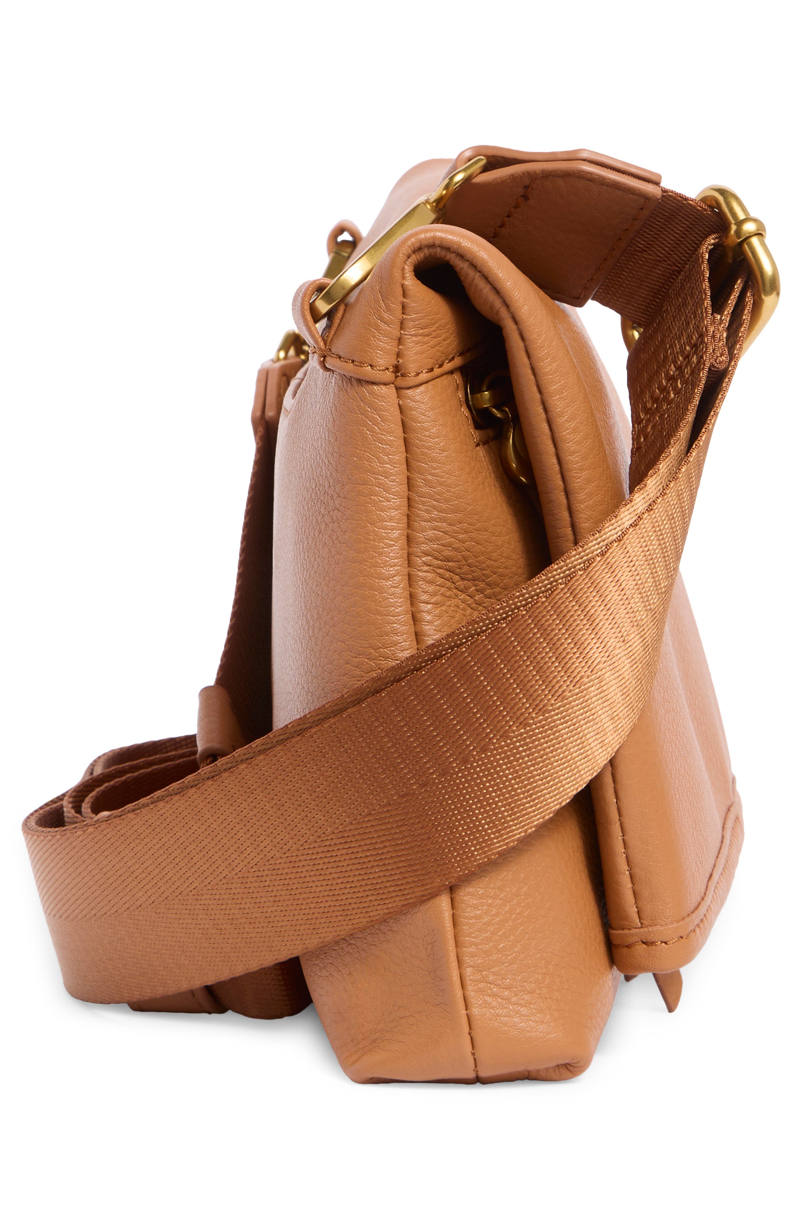Grant Leather Crossbody Bag, Alternate, color, BUTTERSCOTCH