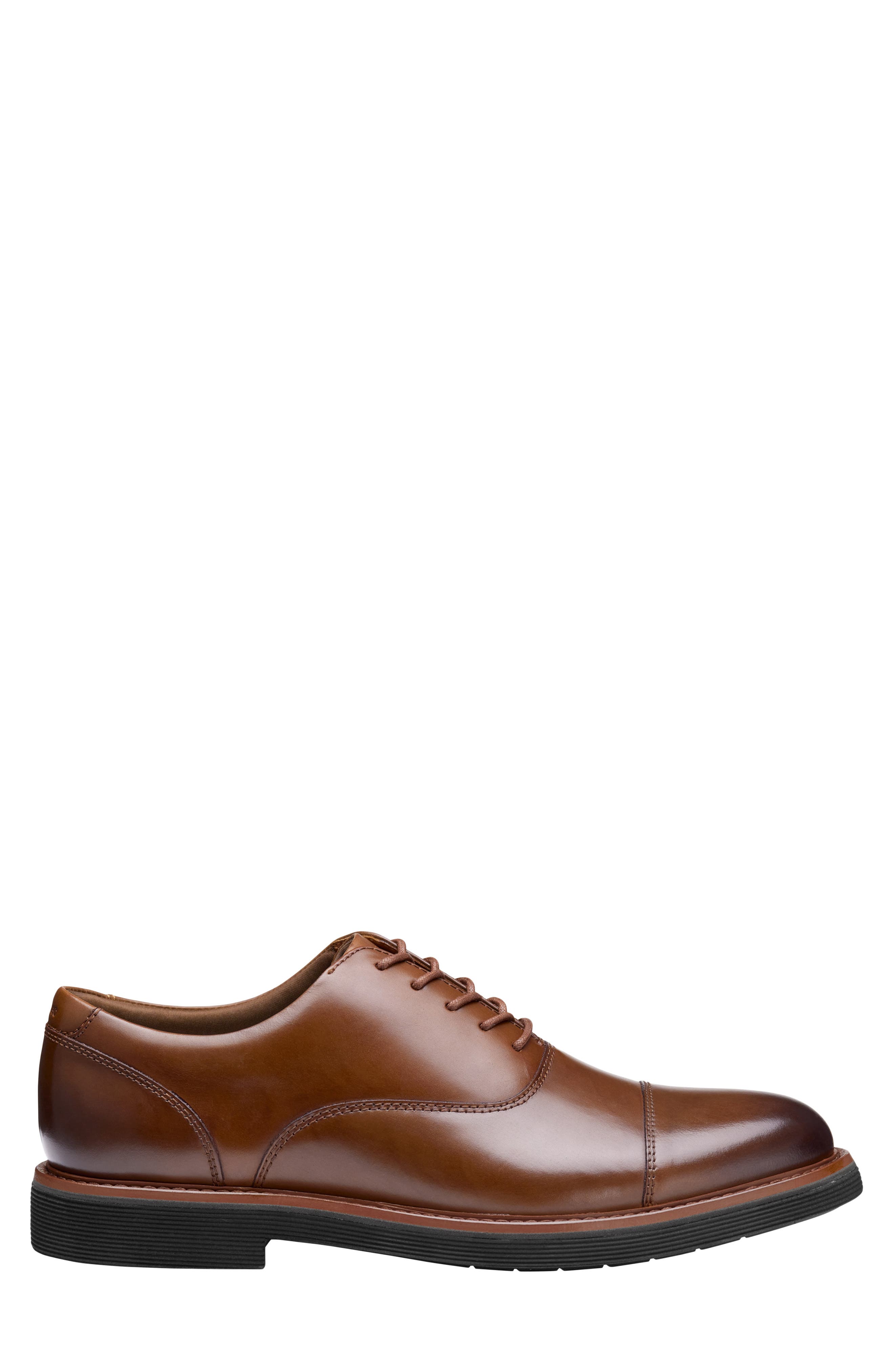Tyson Cap Toe Oxford, Alternate, color, TAN FULL GRAIN