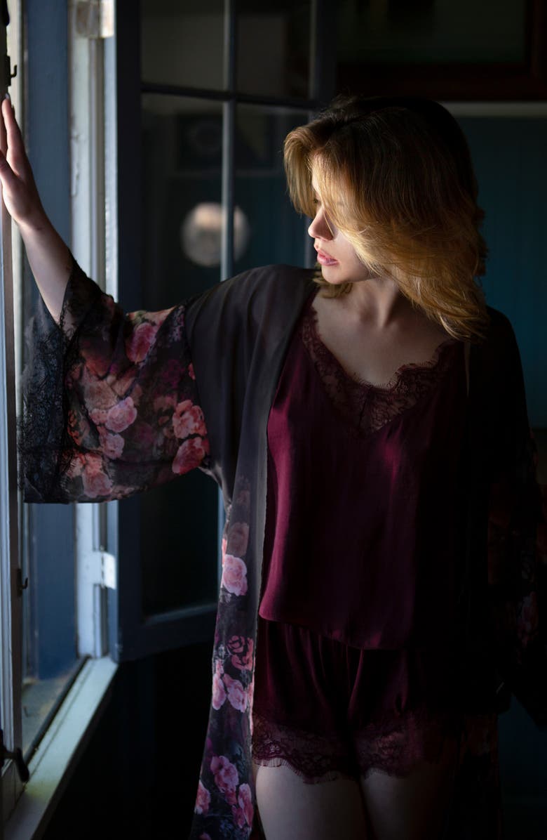 Midnight Bakery Rose Noir Duster, Alternate, color,