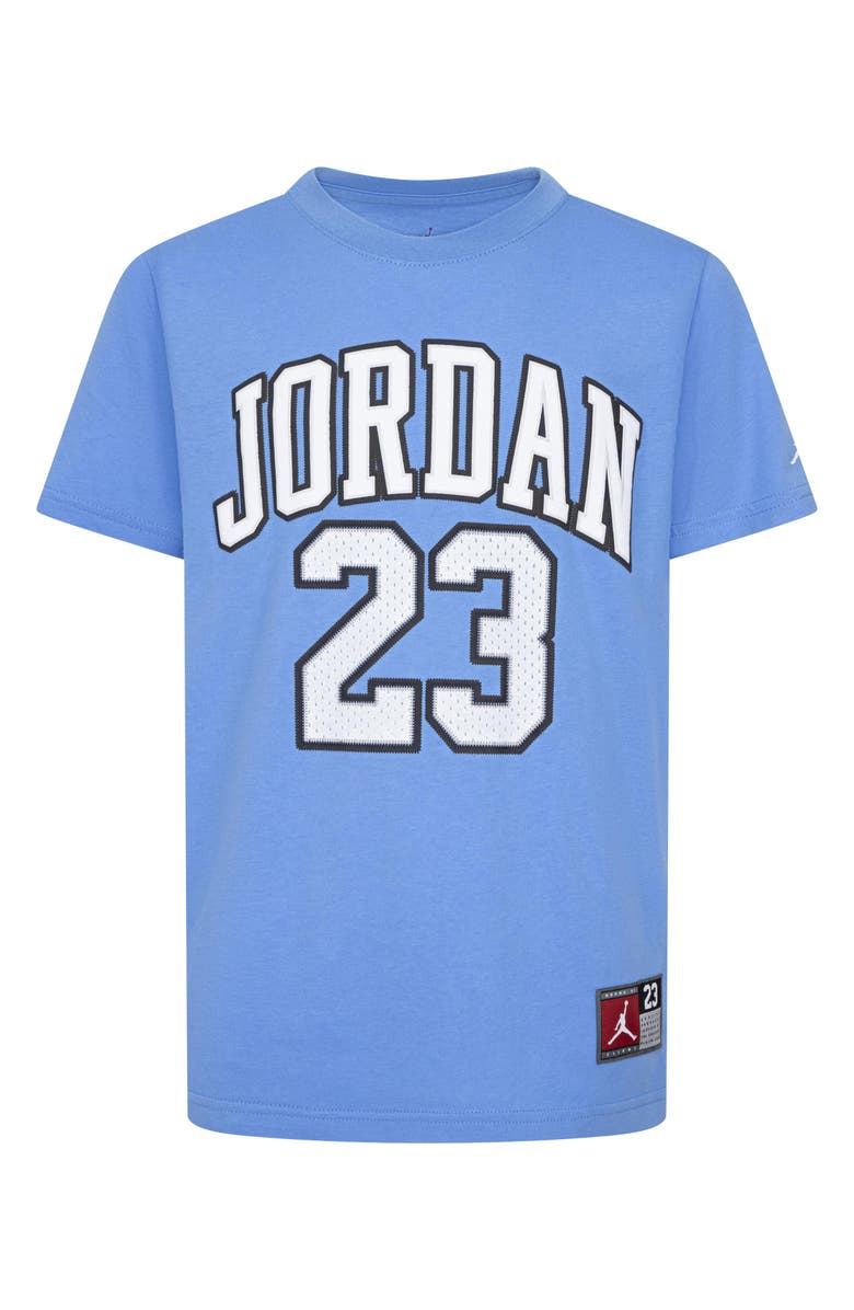 Jordan Practice Flight Graphic Tee, Main, color, B9funivers