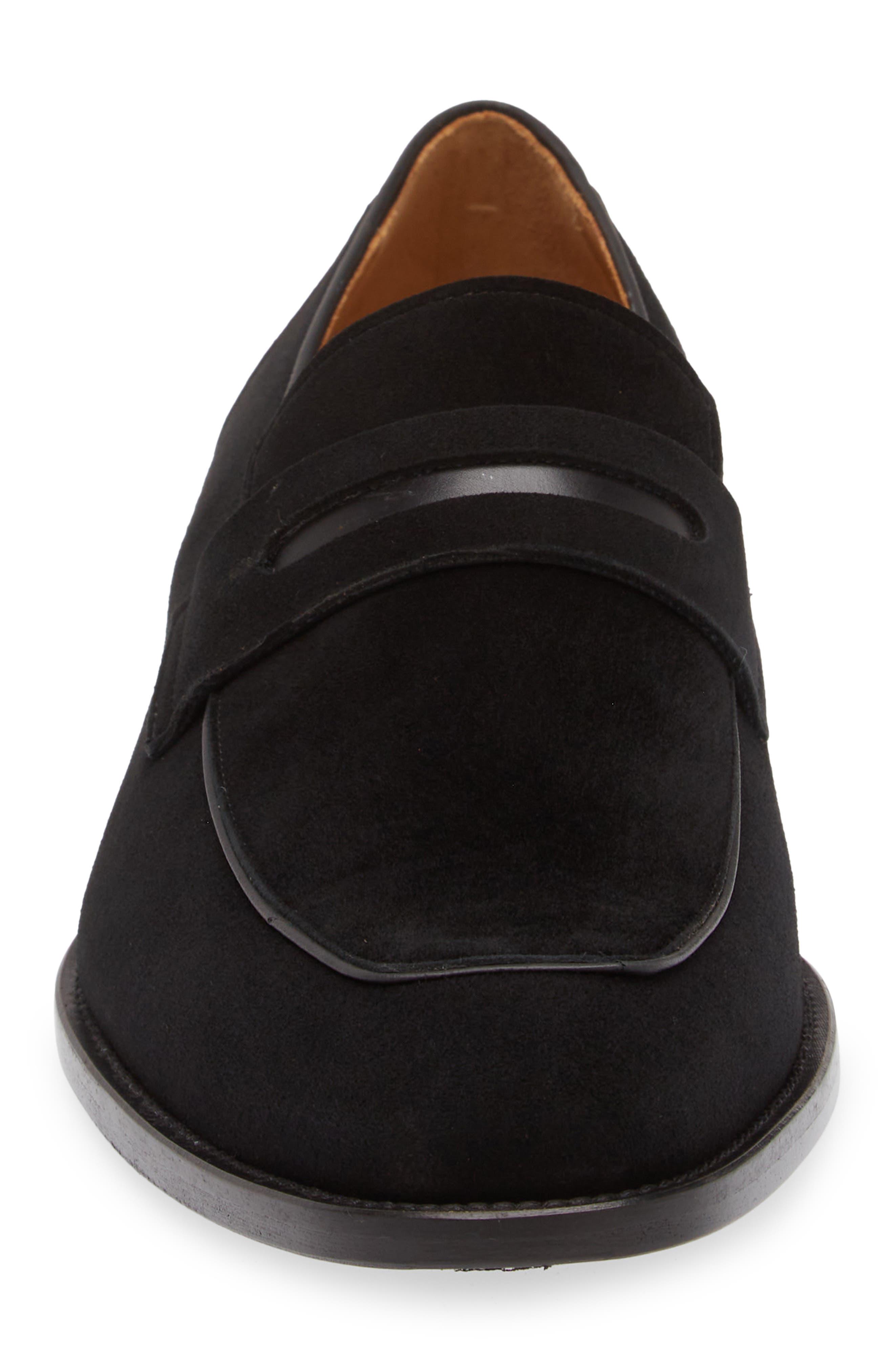 Mezlan Galeno Penny Loafer, Alternate, color, Black