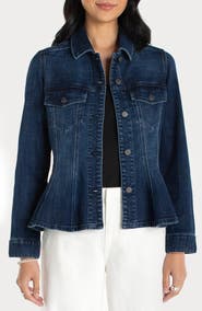 Liverpool Los Angeles Fit & Flare Denim Trucker Jacket