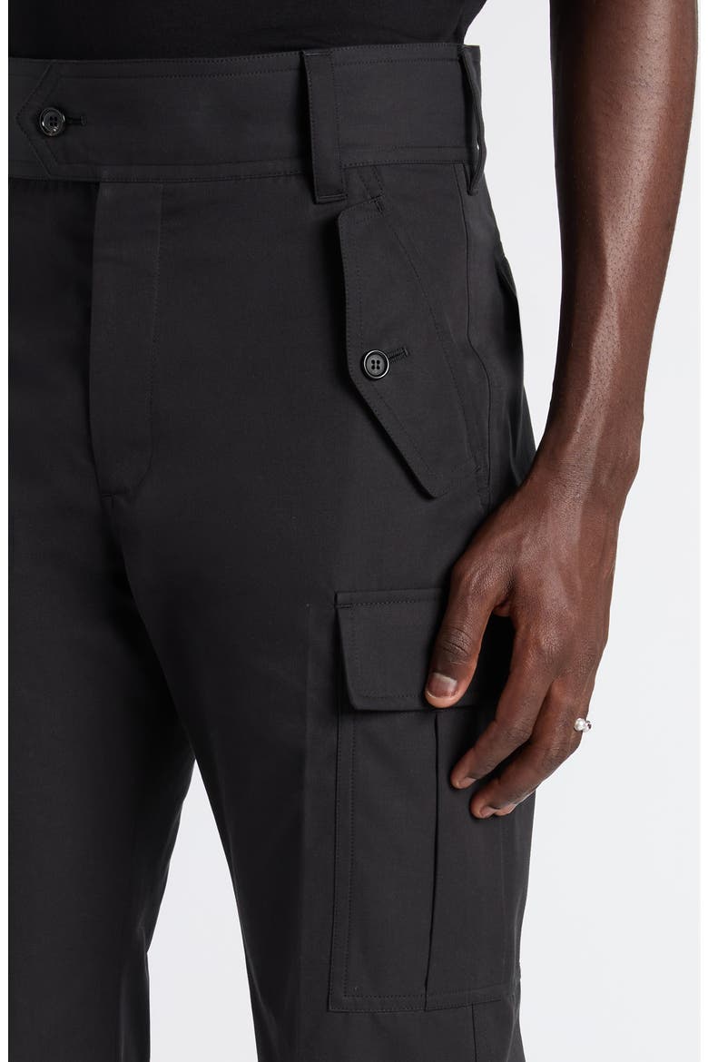 Straight Leg Cargo Pants, Alternate, color, BLACK