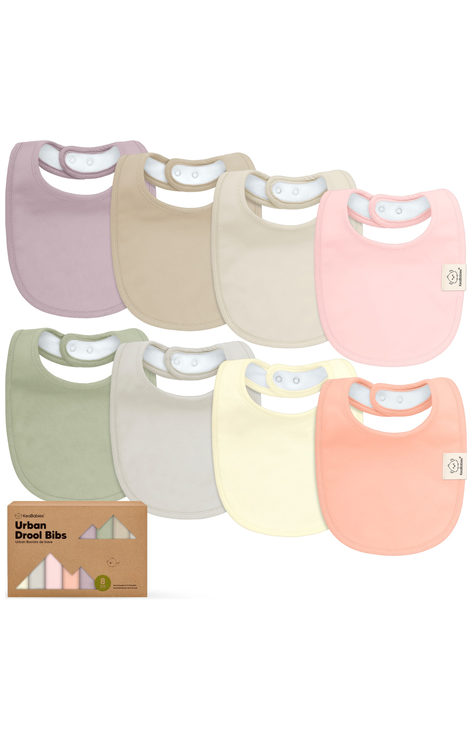 8-Pack Baby Drool Bibs