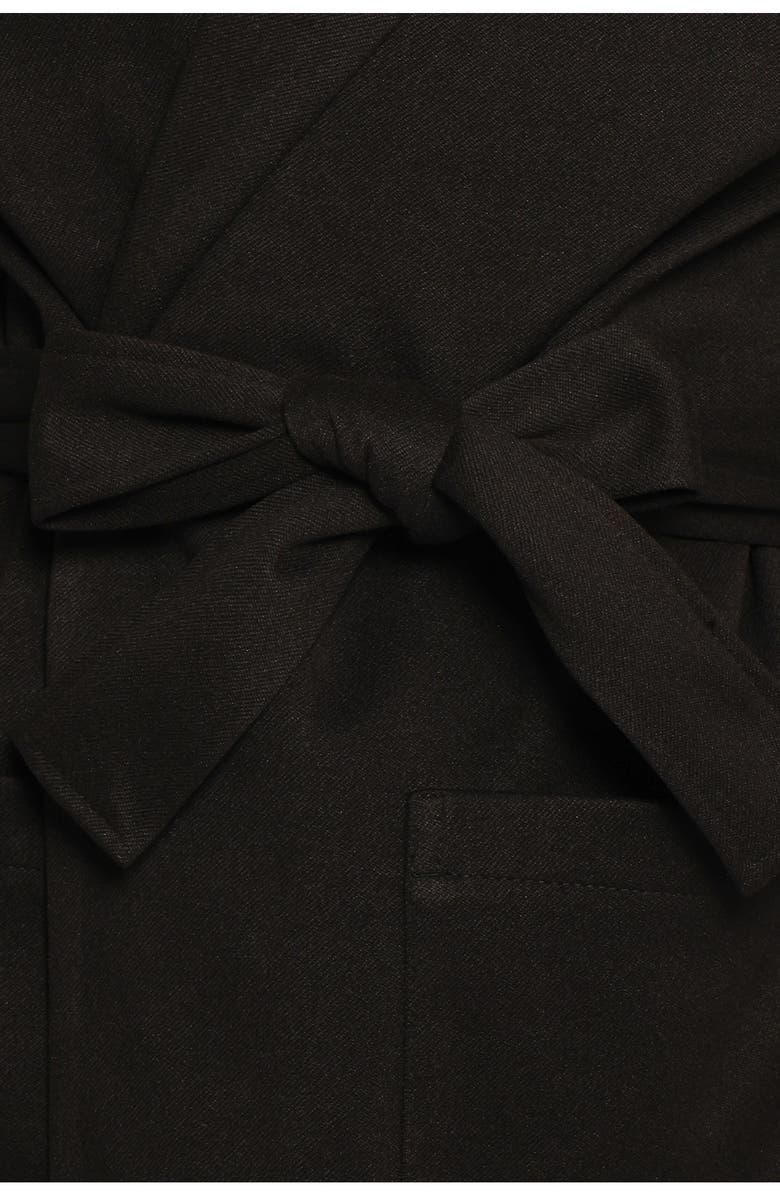 Petal & Pup Kloss Long Coat, Alternate, color, Black