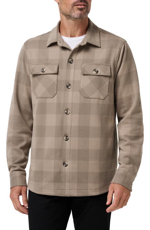 Return Flight Plaid Long Sleeve Knit Shirt
