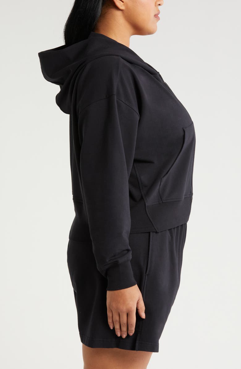 Zella Swoop Full Zip Hoodie, Alternate, color,