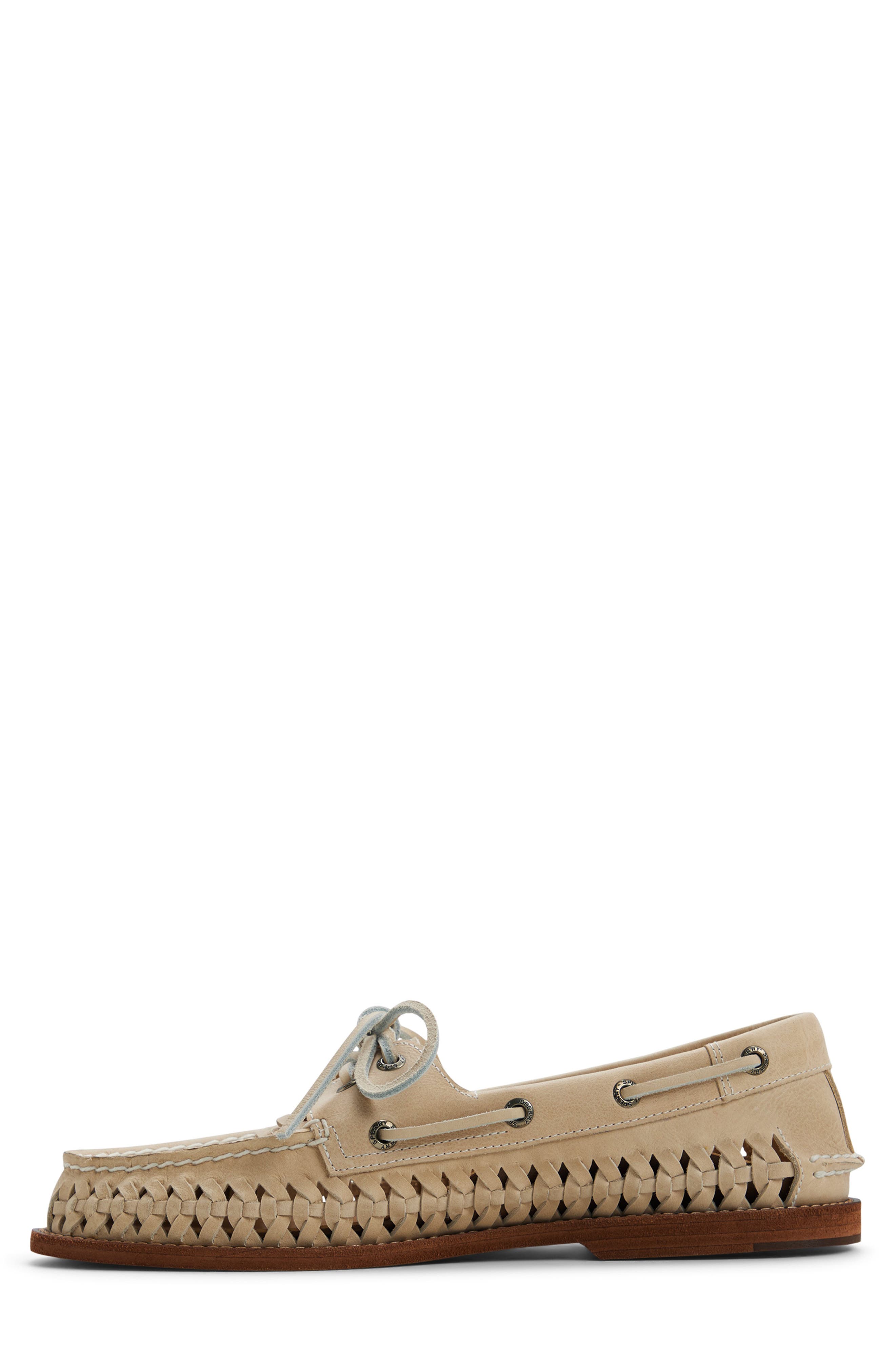 Sperry Gold Cup Authentic Original Woven Boat Shoe, Alternate, color, 