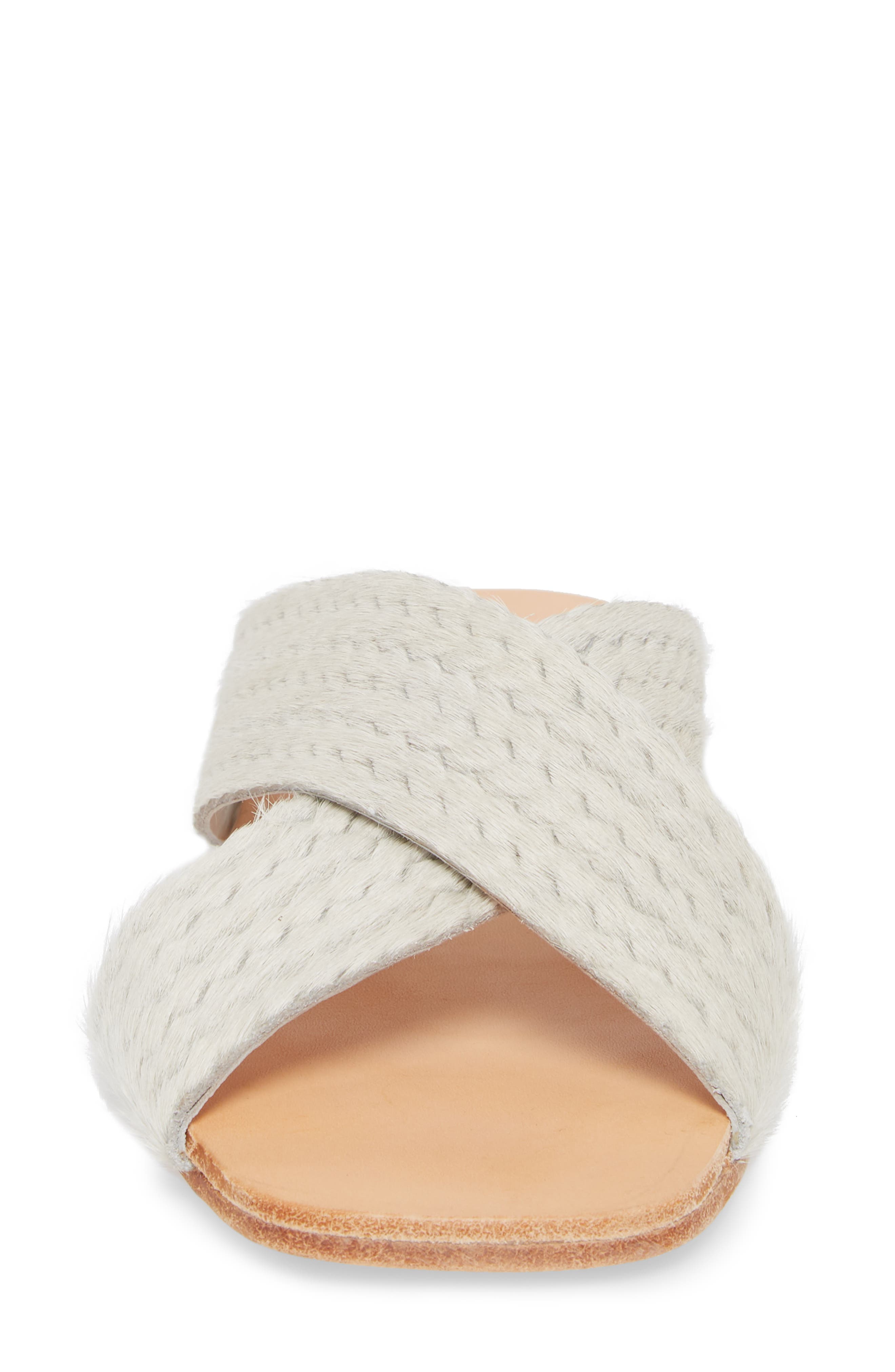 Huma Blanco Odessa Genuine Calf Hair Slide Sandal, Alternate, color, 