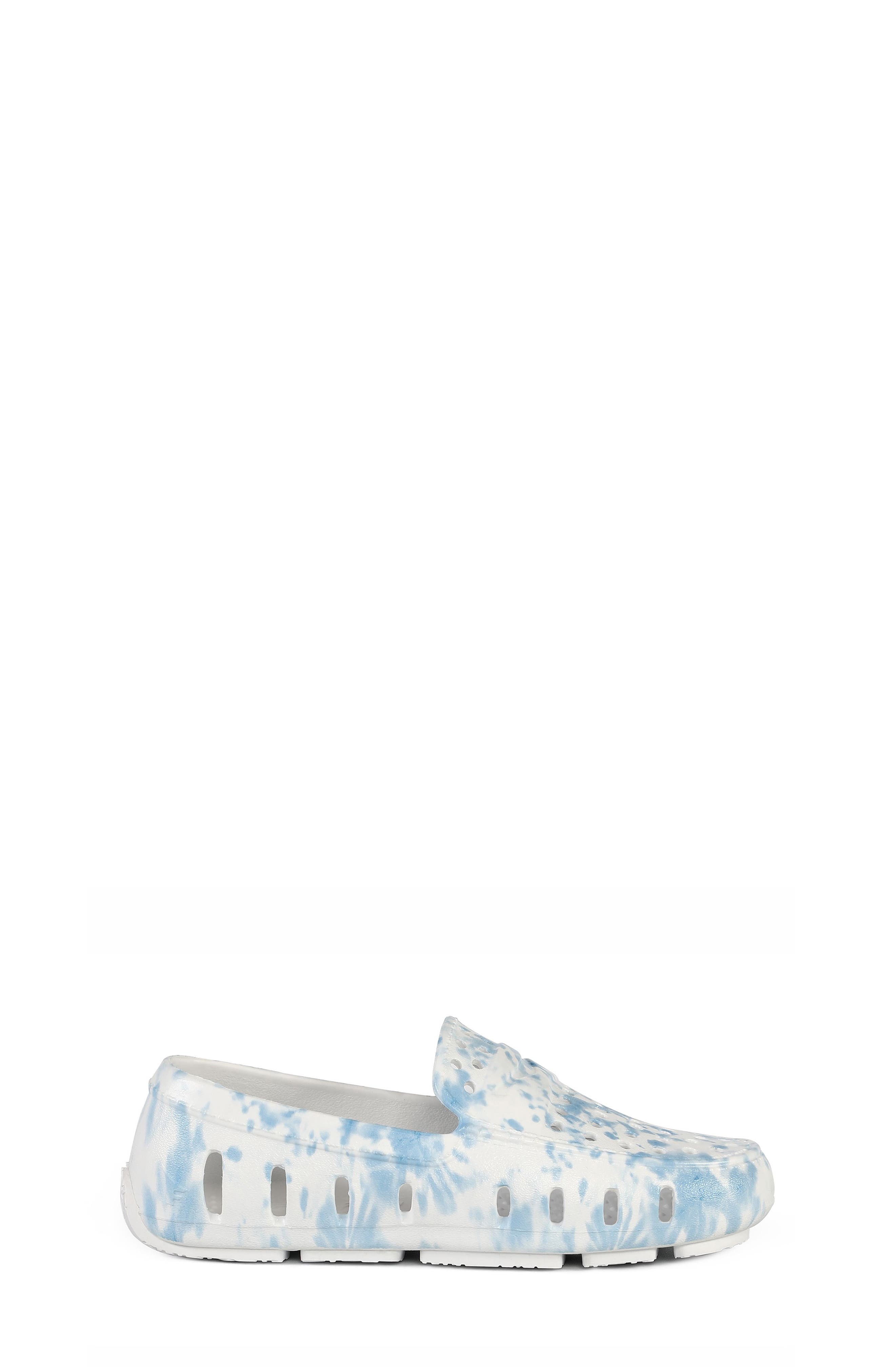 FLOAFERS Kids' Prodigy Water Shoe, Alternate, color, Blue Tie Dye/Bright White