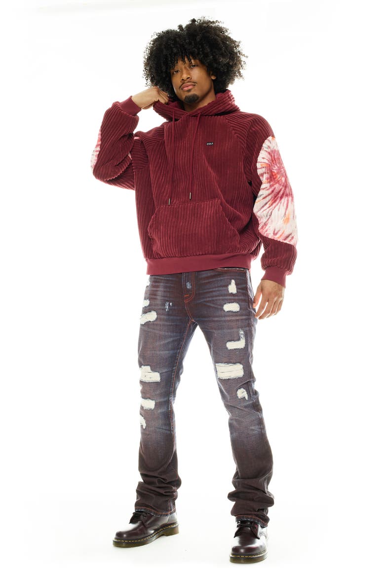 Lenny Bootcut Jeans, Alternate, color, BRICK