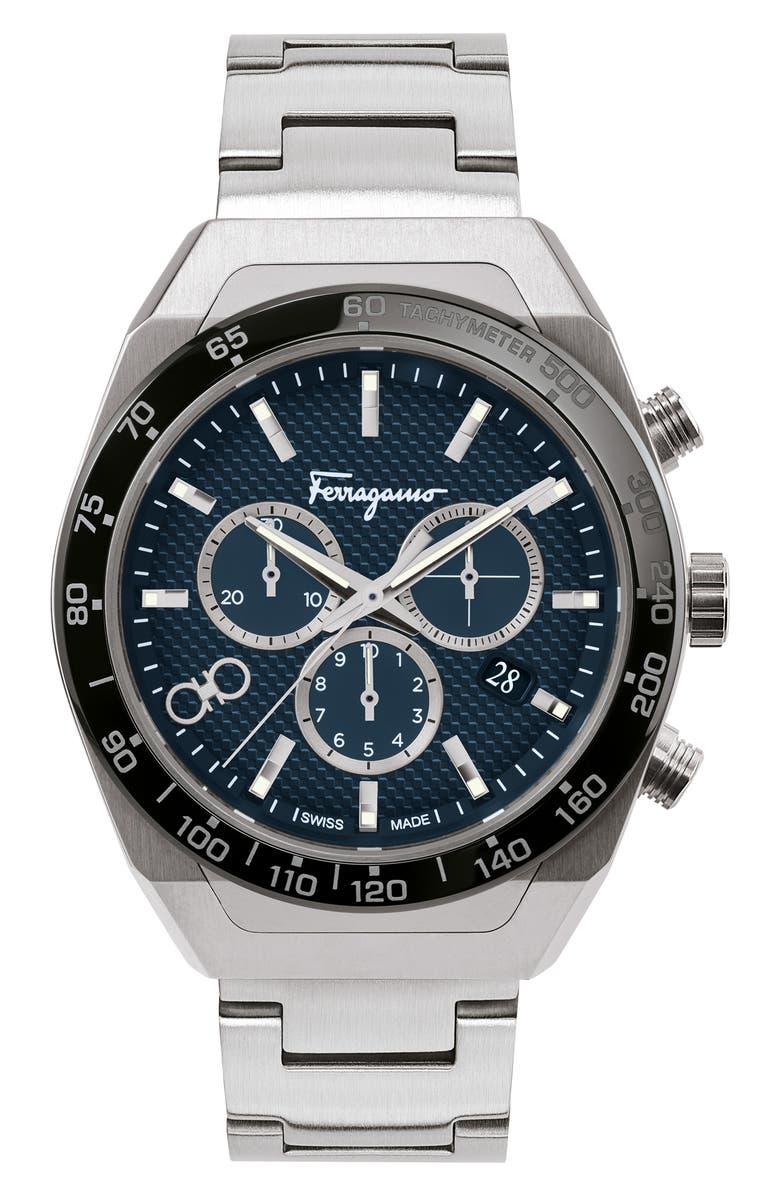 FERRAGAMO Salvatore Ferragamo SLX Chronograph Bracelet Watch, Main, color, 