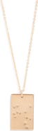 Set & Stones Zodiac Constellation Pendant Necklace