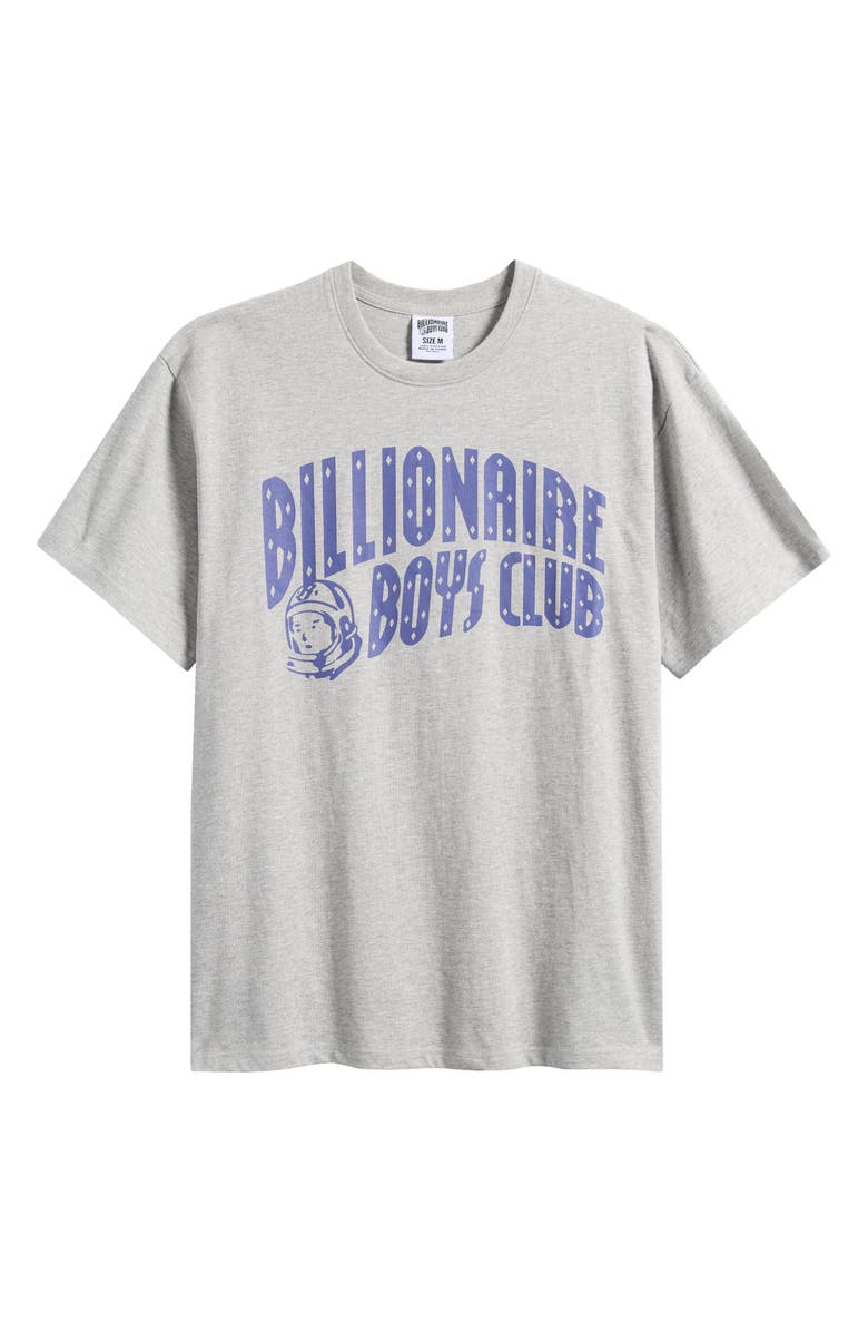 Billionaire Boys Club Curve Logo Short Sleeve Graphic T-Shirt, Alternate, color, Heather Gr