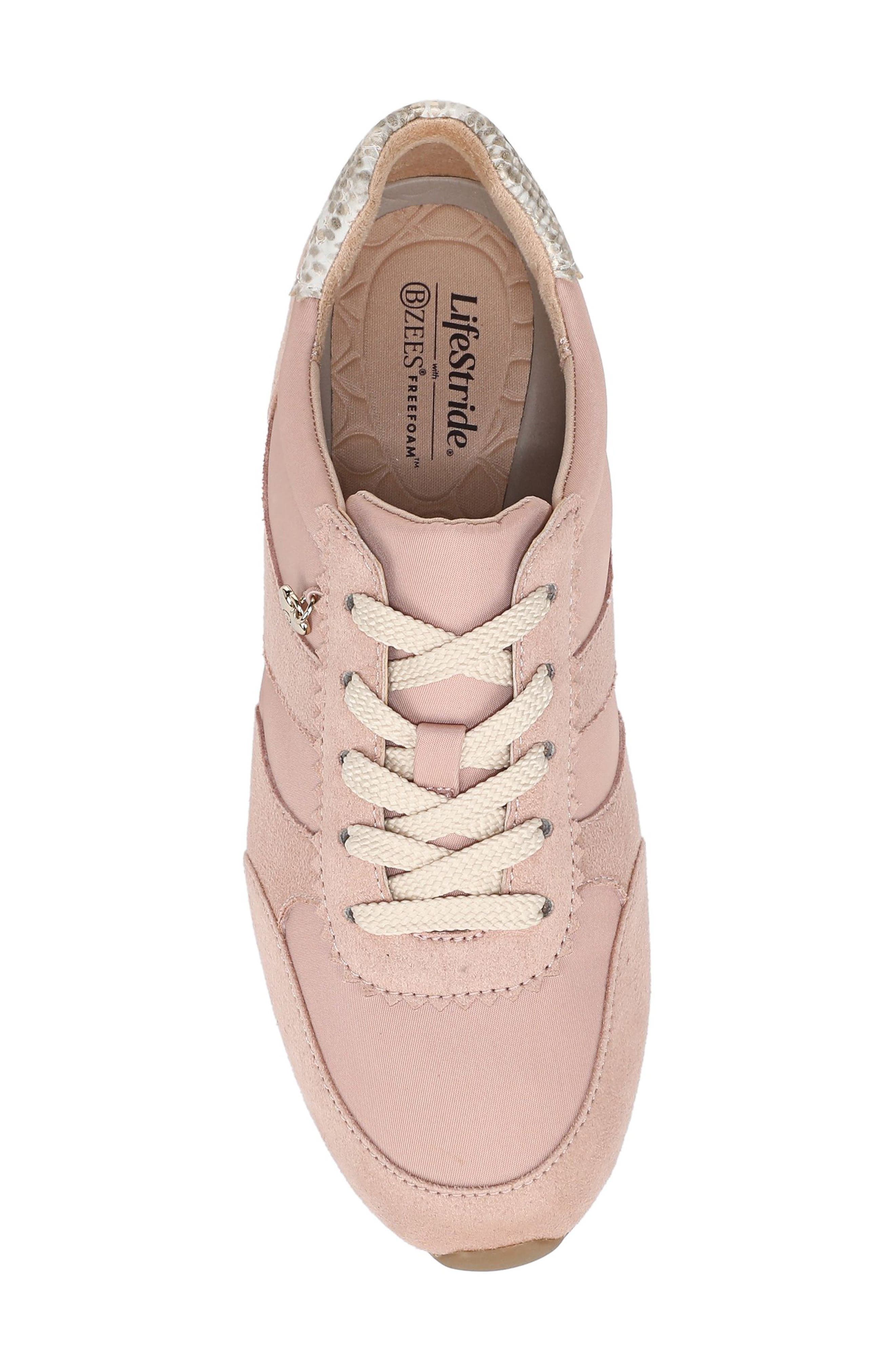 Fearless Charm Low Top Sneaker, Alternate, color, TRUE BLUSH