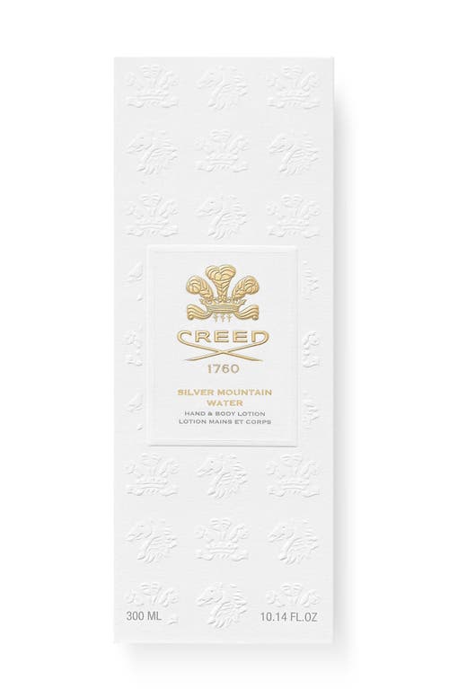 Creed Silver Mountain Water Hand & Body Lotion In Transparent