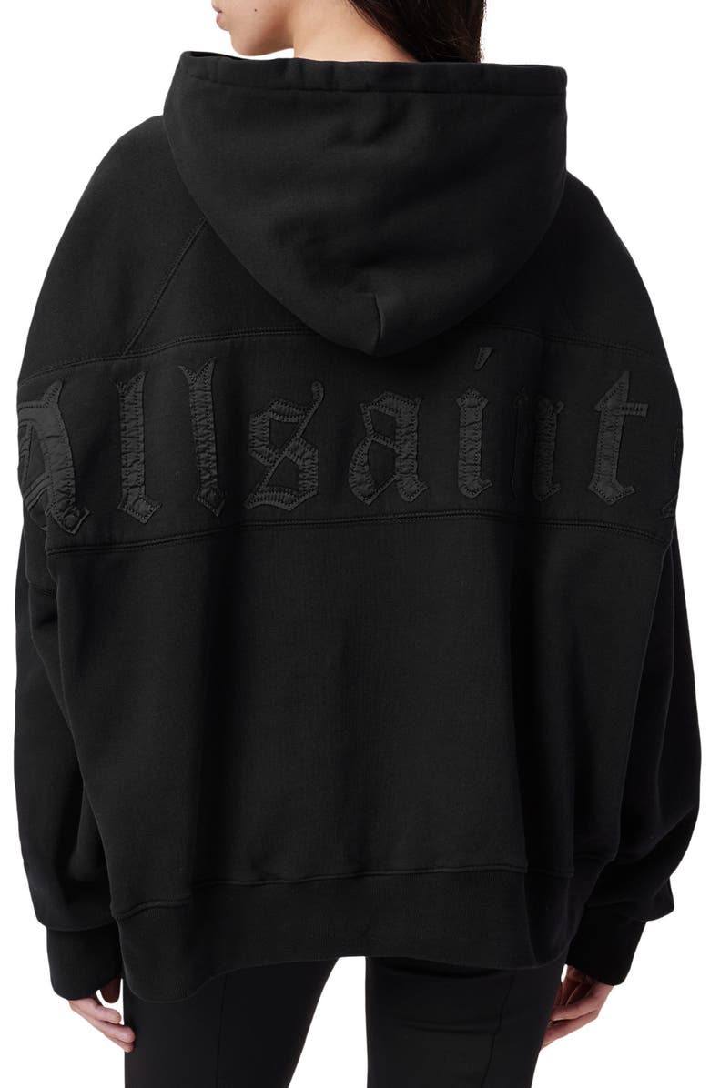 AllSaints Fuse Talon Oversize Hoodie, Alternate, color,