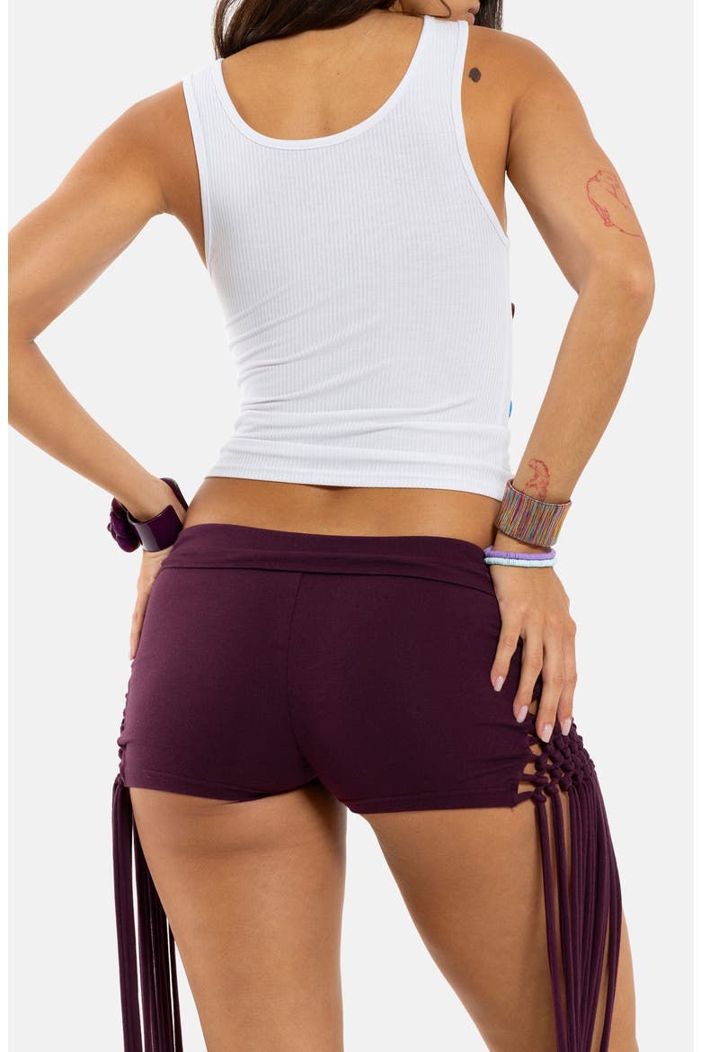 Button Detail Rib Tank, Alternate, color, WHITE