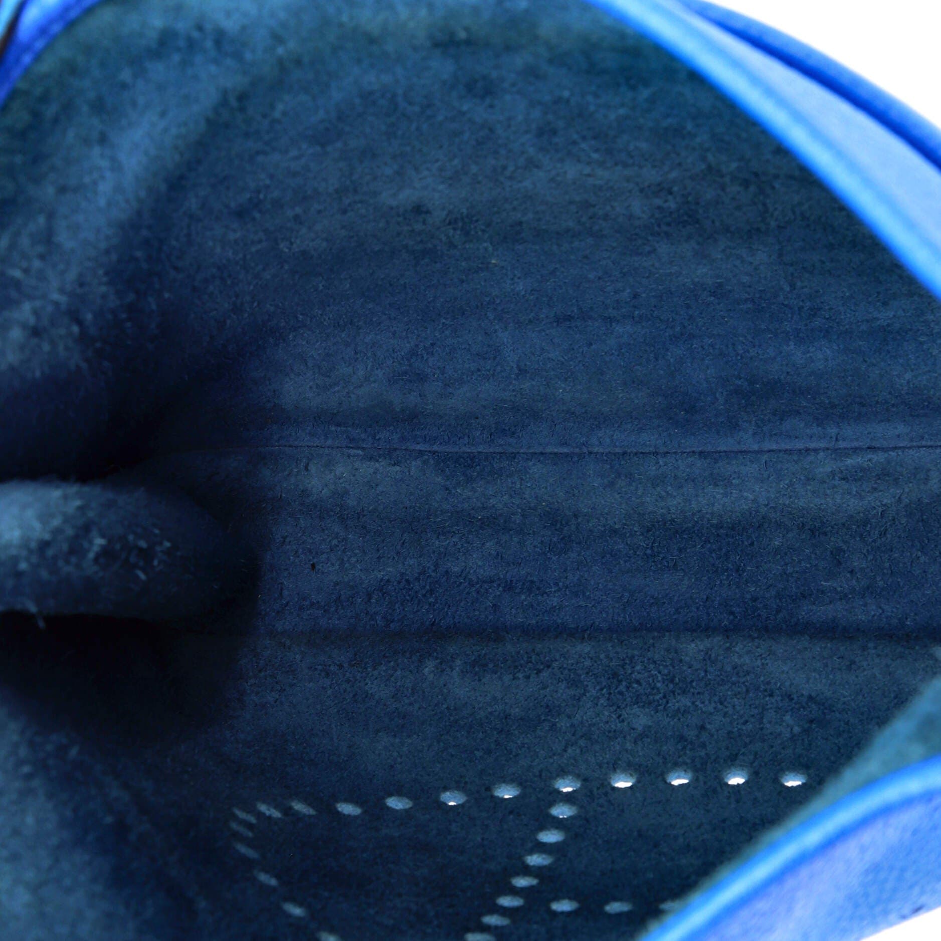 Pre-Owned Hermes Evelyne Bag Gen III Clemence PM, Alternate, color, Bleu Hydra