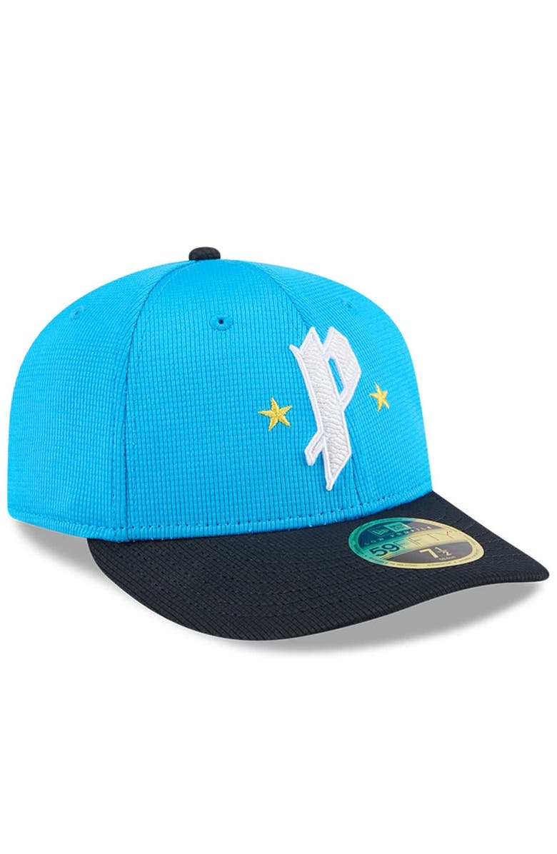 New Era Men's New Era Neptune Blue/Navy Philadelphia Phillies City Connect Batting Practice Low Profile 59FIFTY Fitted Hat, Alternate, color, Neptune Blue