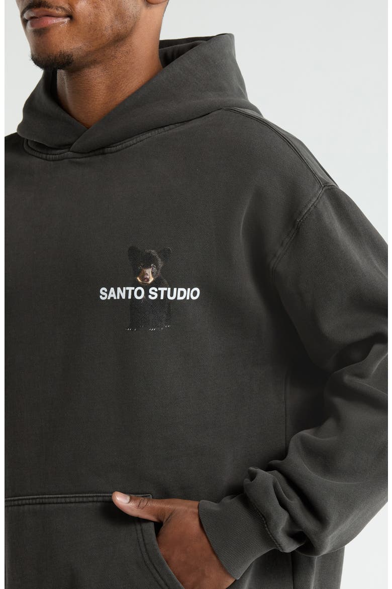 Watching Graphic Hoodie, Alternate, color, BLACK