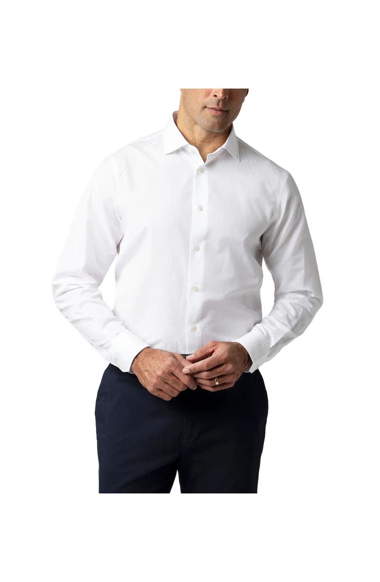 Robert Talbott Reynolds Cotton/Linen Contemporary Fit Shirt, Main, color, 