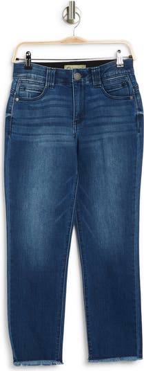 Ab Technology High Rise Slim Straight Jeans
