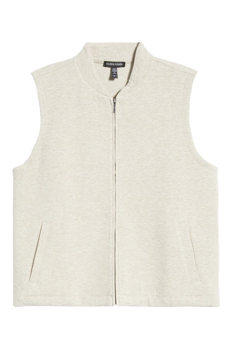 Organic Cotton Blend Vest, Alternate, color, DOVE