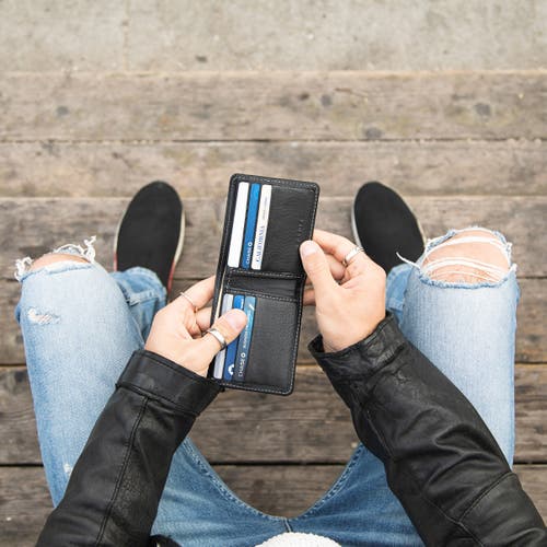 Casupo Large Billfold Wallet In Black