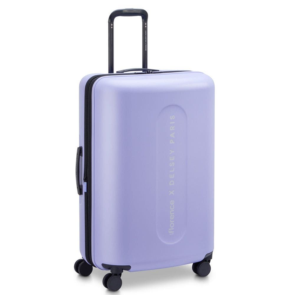 Florence by Mills X Delsey Paris Catch Flights Expandable 24" Medium Spinner, Alternate, color, Lavender
