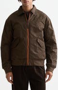 Scotch & Soda Appliqué Aviator Bomber Jacket