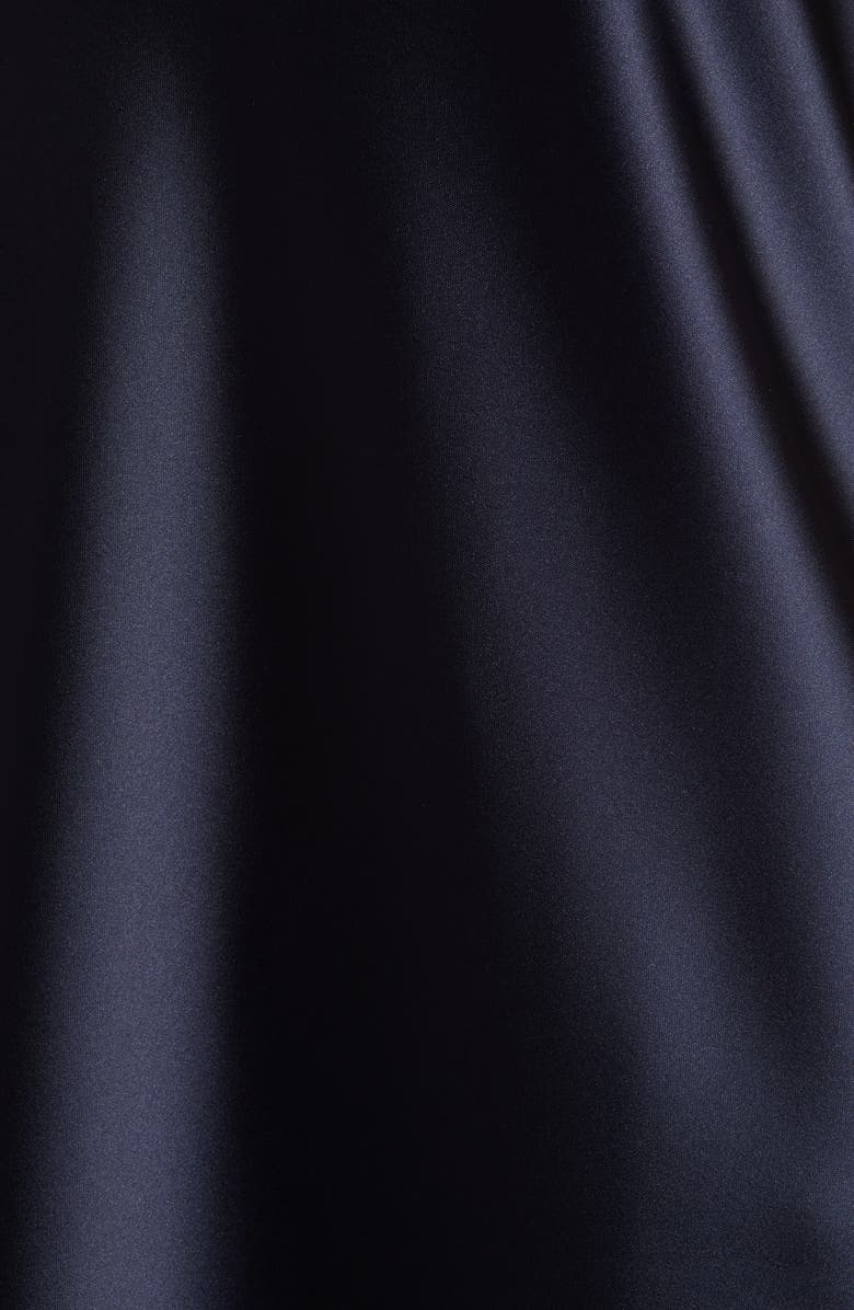 Anne Klein Cowl Neck Sleeveless Satin Maxi Dress, Alternate, color, 