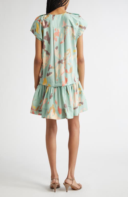 A.L.C A.L.C. EMBER ABSTRACT PRINT MINIDRESS 